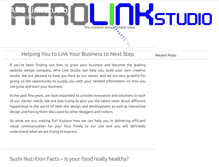 Tablet Screenshot of afrolinkstudio.com